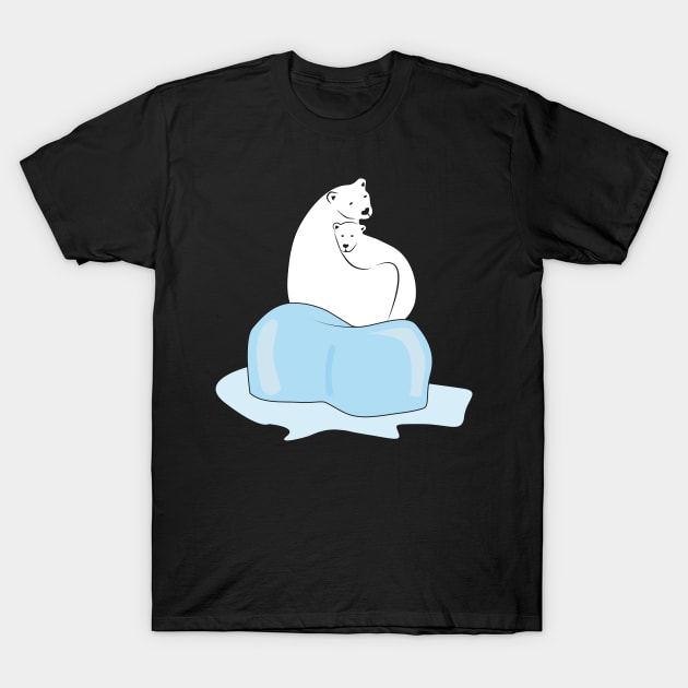 save the polar bear T-Shirt by NinoRc